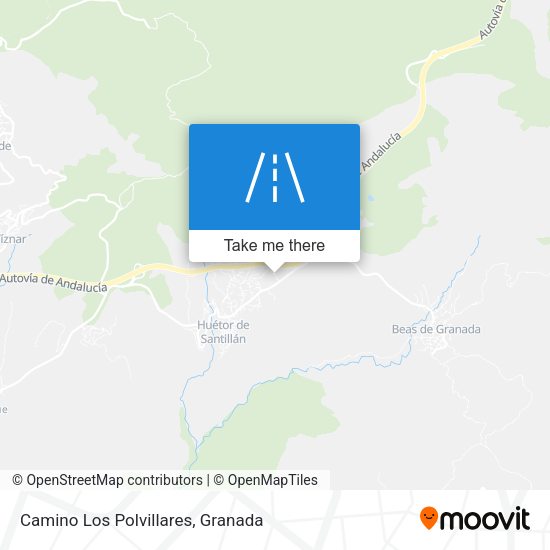 Camino Los Polvillares map