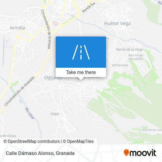 Calle Dámaso Alonso map