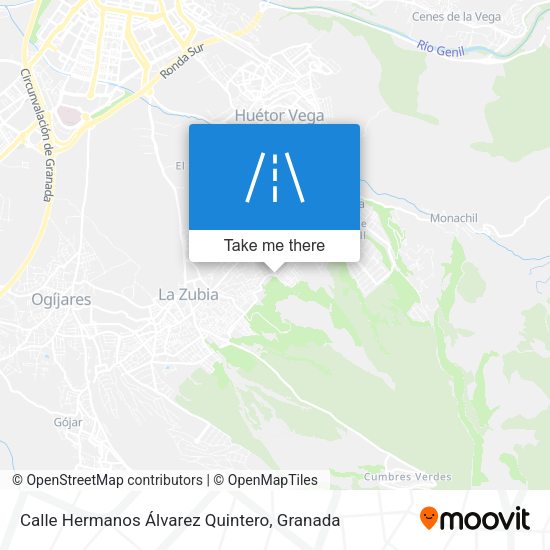 Calle Hermanos Álvarez Quintero map