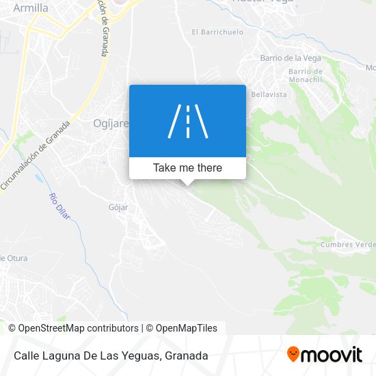 Calle Laguna De Las Yeguas map