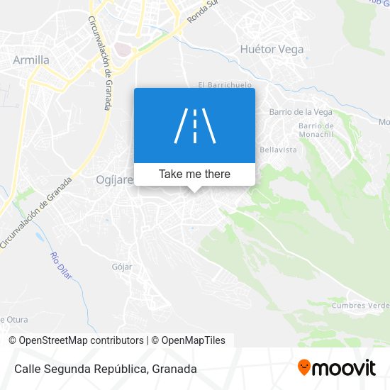 Calle Segunda República map