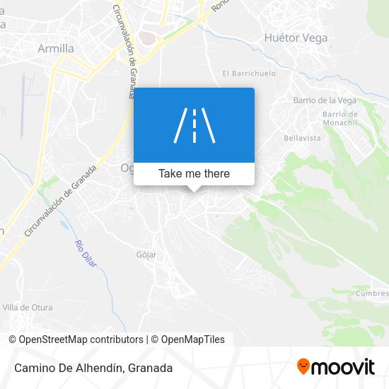 Camino De Alhendín map