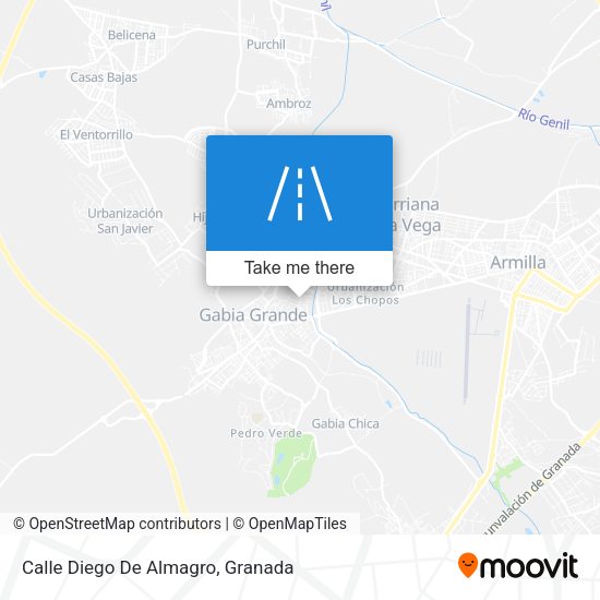 Calle Diego De Almagro map
