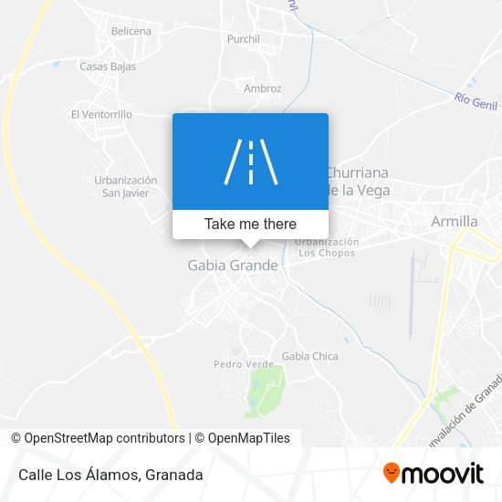 Calle Los Álamos map