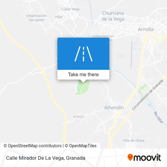 Calle Mirador De La Vega map