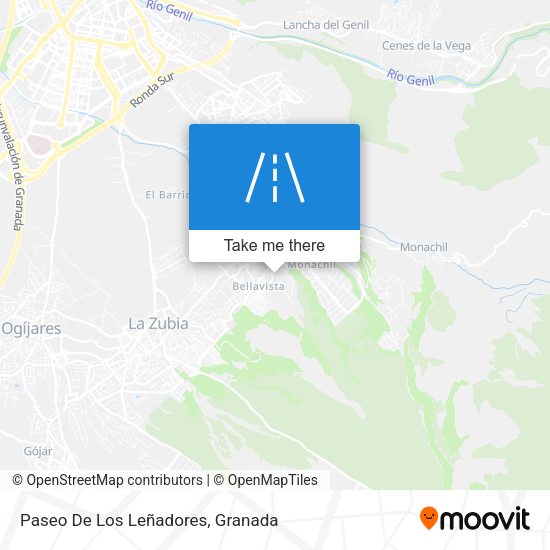 Paseo De Los Leñadores map