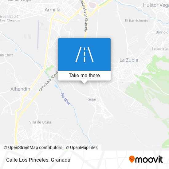 Calle Los Pinceles map