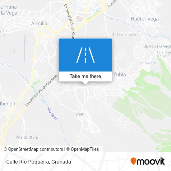 Calle Río Poqueira map