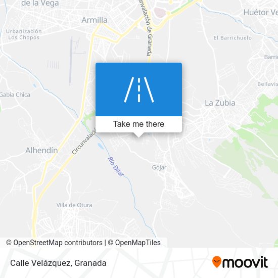 Calle Velázquez map