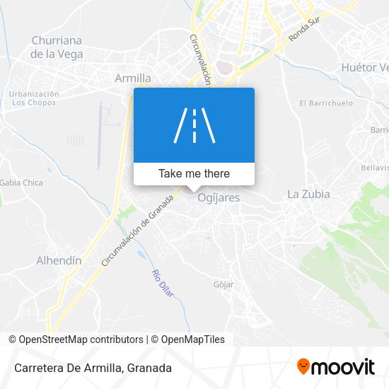 Carretera De Armilla map