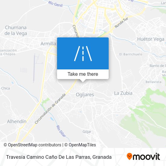 Travesía Camino Caño De Las Parras map