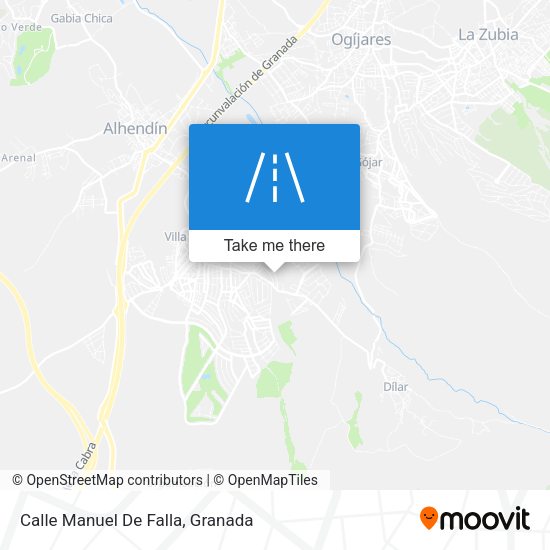Calle Manuel De Falla map