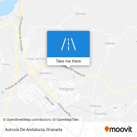 Autovía De Andalucía map