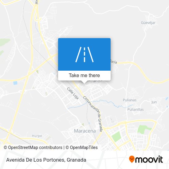Avenida De Los Portones map