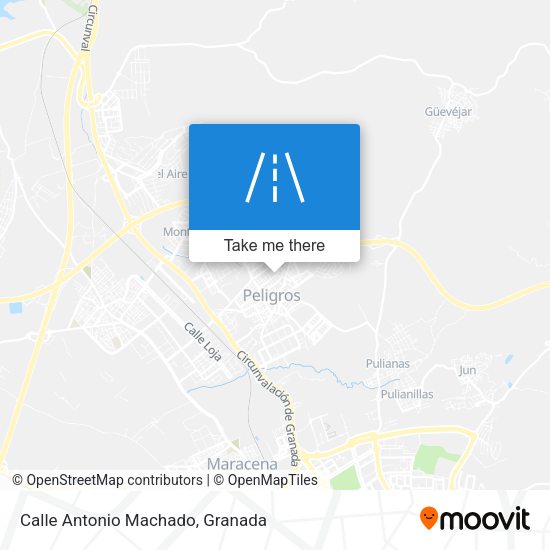 Calle Antonio Machado map
