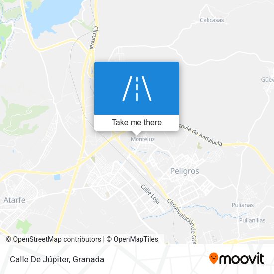 Calle De Júpiter map