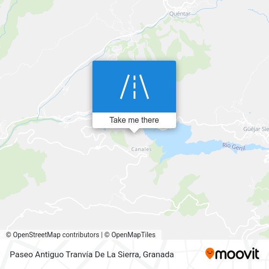 Paseo Antiguo Tranvía De La Sierra map