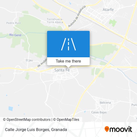 Calle Jorge Luis Borges map