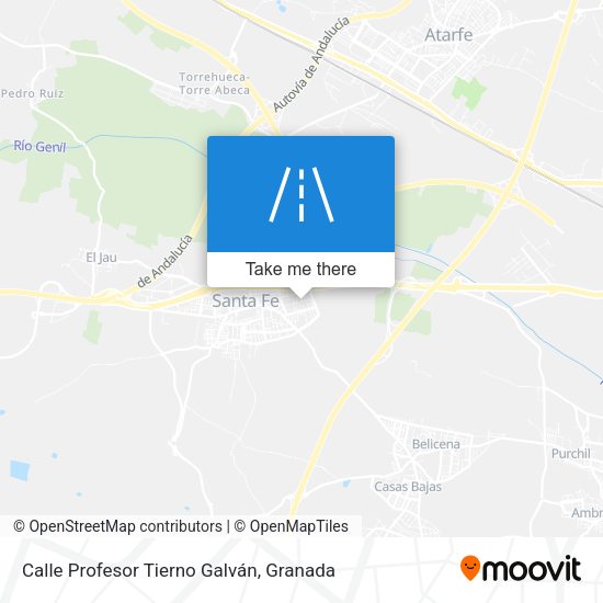 Calle Profesor Tierno Galván map