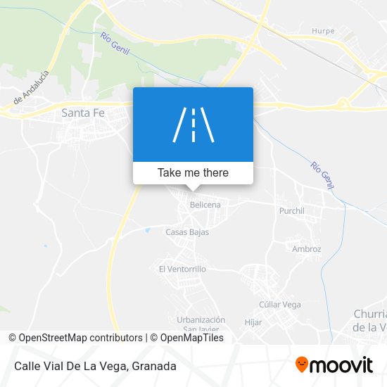 Calle Vial De La Vega map