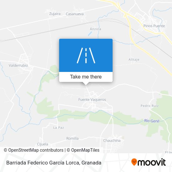 Barriada Federico García Lorca map
