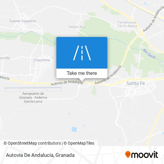 Autovía De Andalucía map