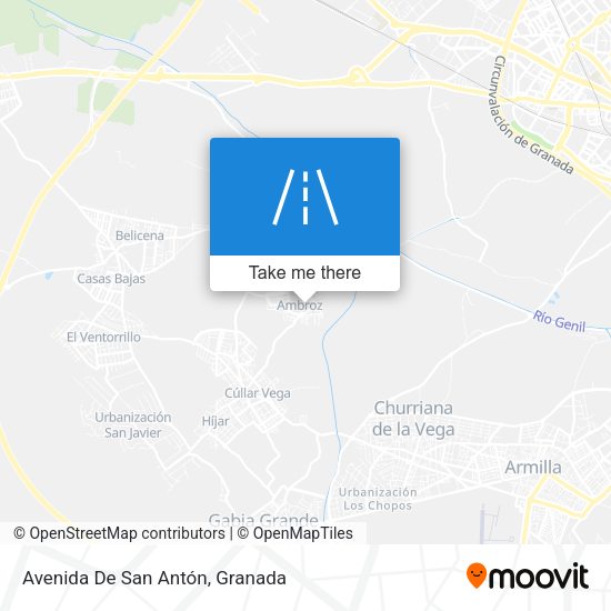 Avenida De San Antón map