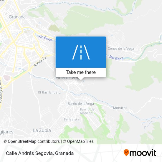 Calle Andrés Segovia map