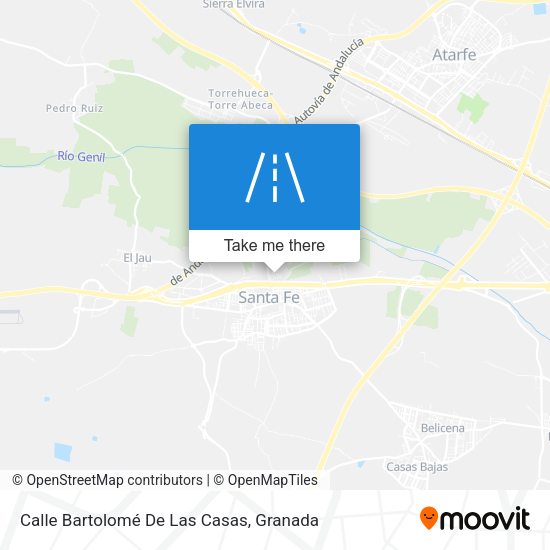 Calle Bartolomé De Las Casas map