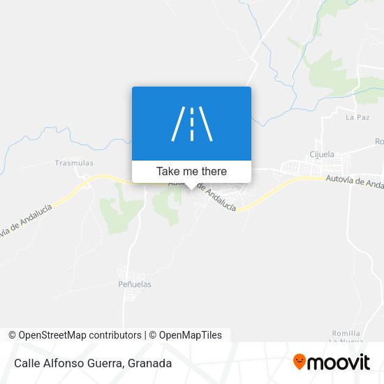 Calle Alfonso Guerra map