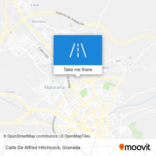 Calle De Alfred Hitchcock map