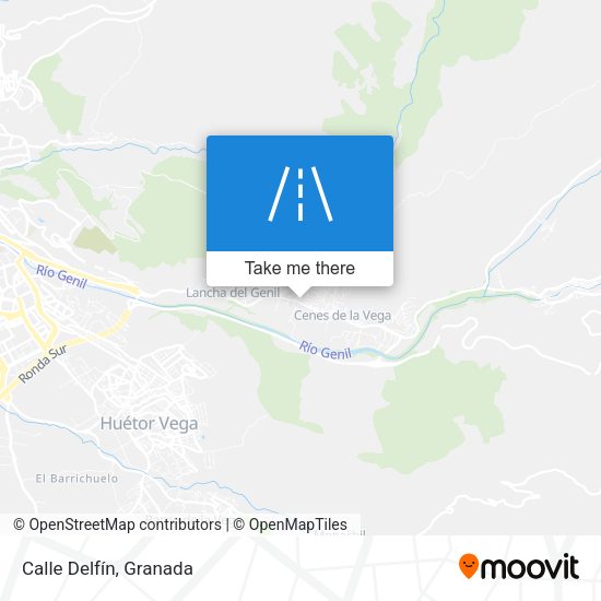Calle Delfín map