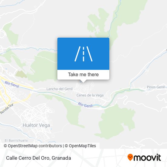 Calle Cerro Del Oro map