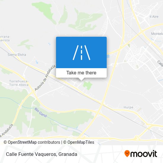 Calle Fuente Vaqueros map