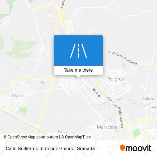 Calle Guillermo Jiménez Guindo map