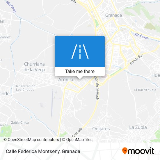 Calle Federica Montseny map