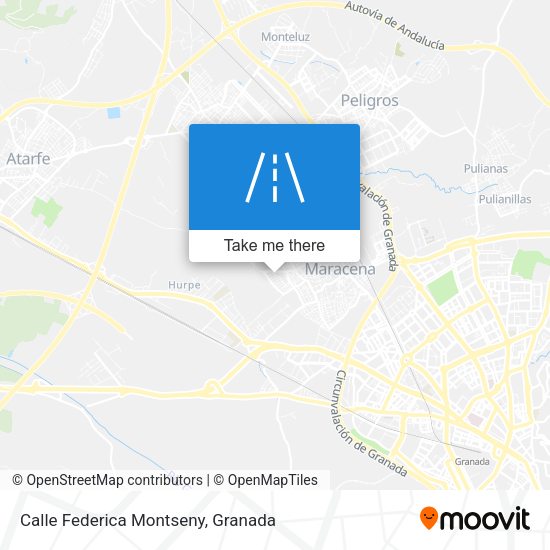 Calle Federica Montseny map