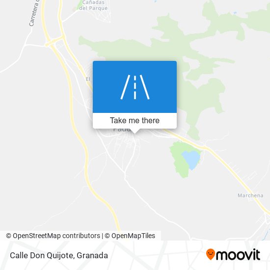 Calle Don Quijote map