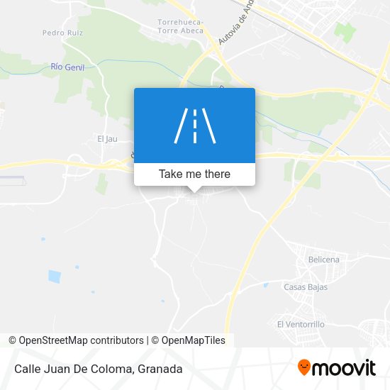 Calle Juan De Coloma map