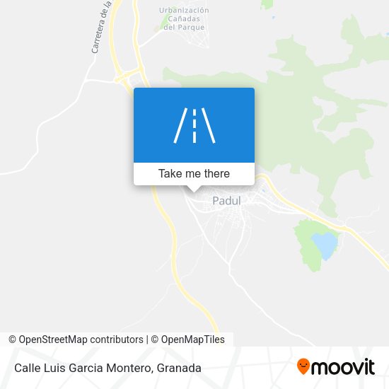 Calle Luis Garcia Montero map
