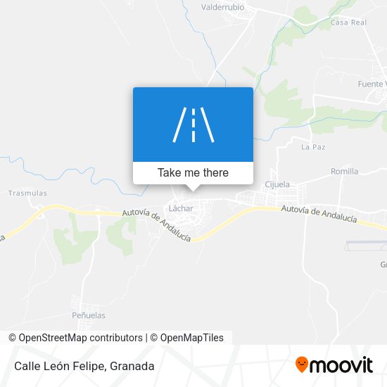 Calle León Felipe map