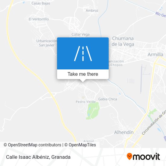 Calle Isaac Albéniz map