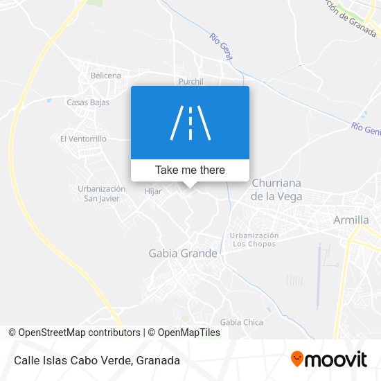 Calle Islas Cabo Verde map