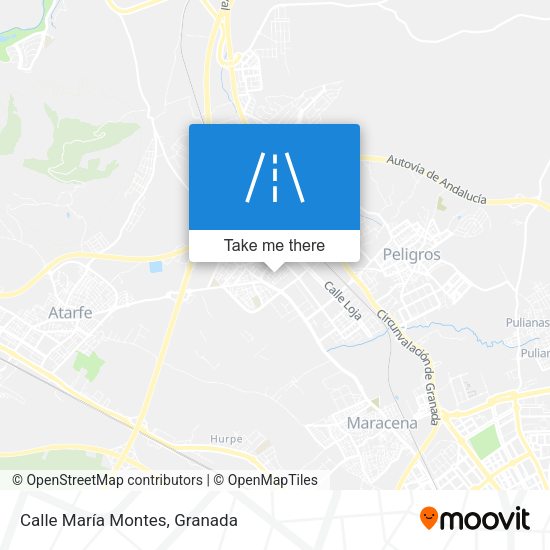 Calle María Montes map