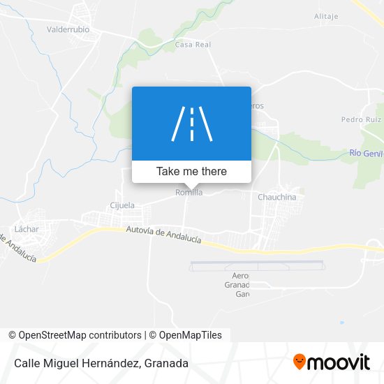 Calle Miguel Hernández map