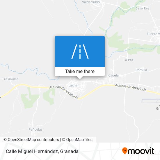 Calle Miguel Hernández map