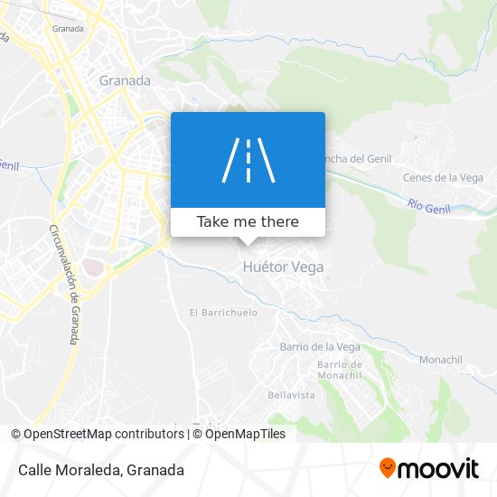 Calle Moraleda map