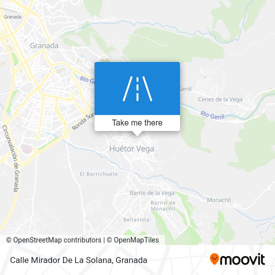 Calle Mirador De La Solana map