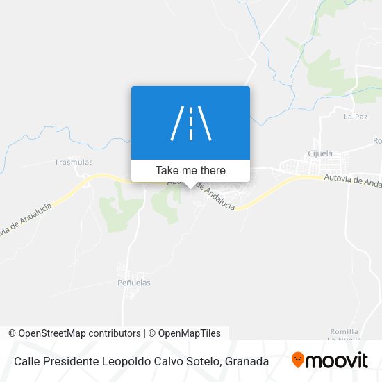 Calle Presidente Leopoldo Calvo Sotelo map