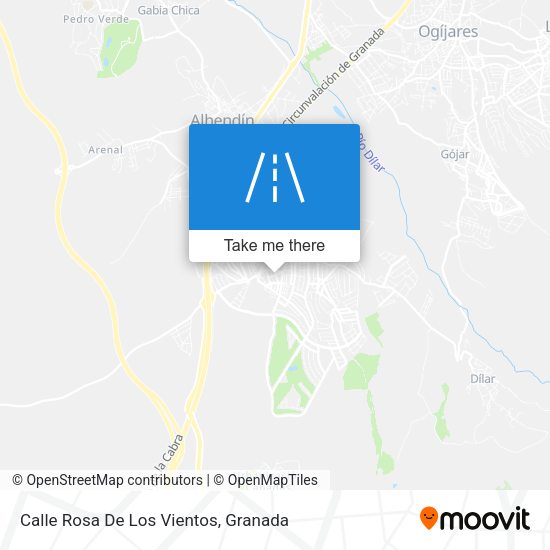 Calle Rosa De Los Vientos map